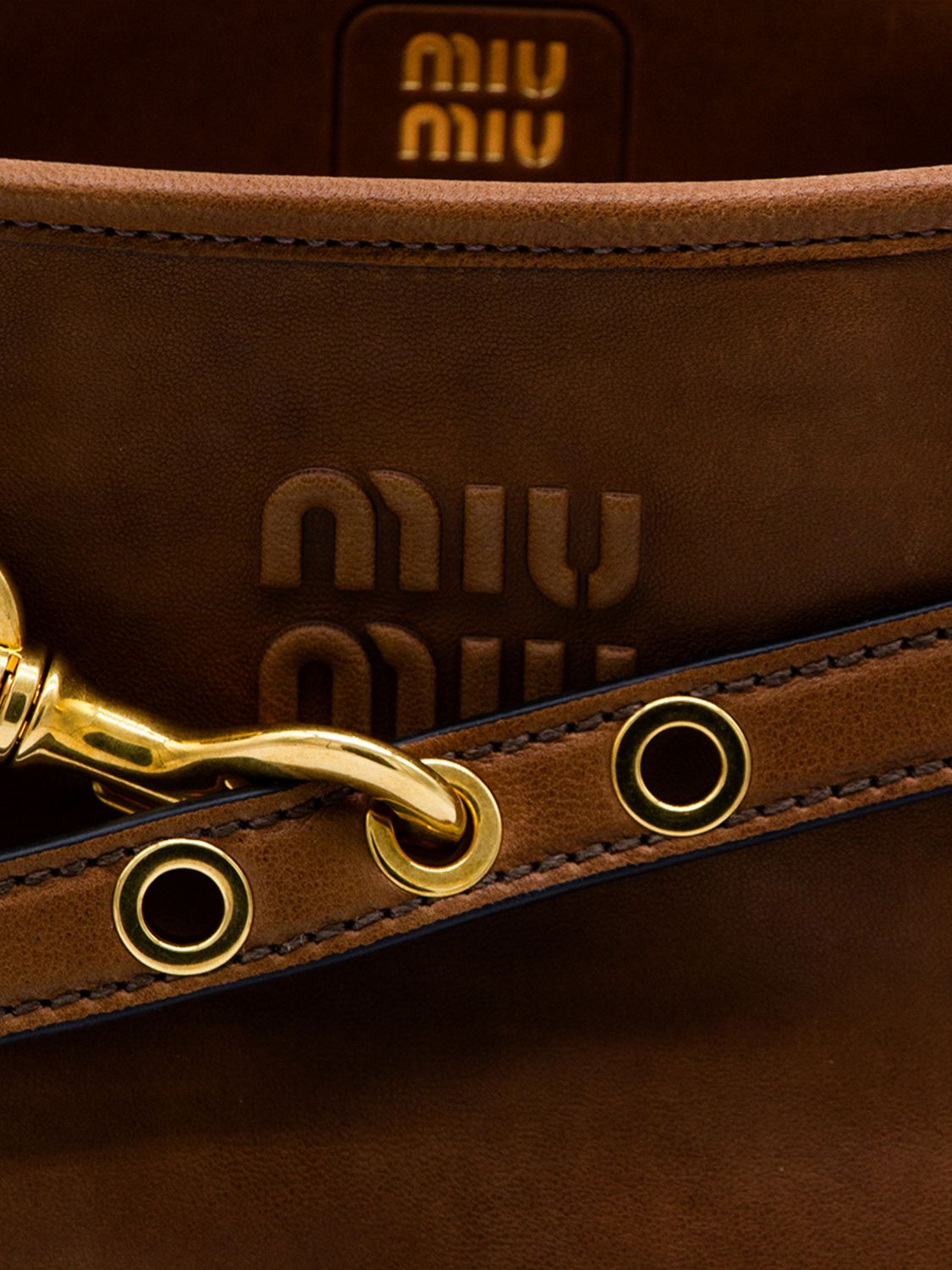 Miu Miu Women Aventure Leather Bag Miu Miu MIU MIU