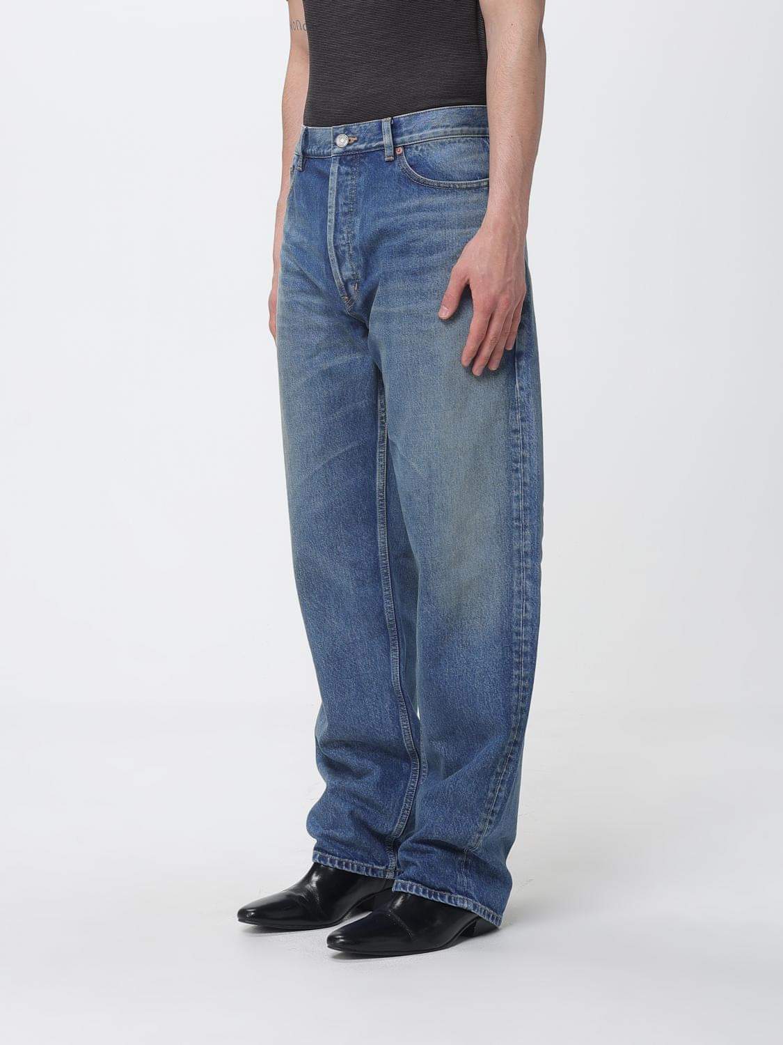 Saint Laurent Jeans Men Blue SAINT LAURENT