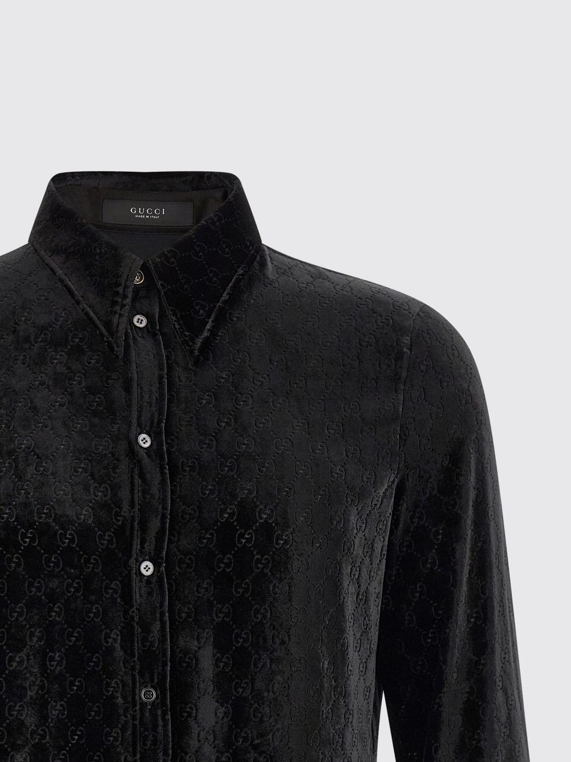 Gucci Shirt Men Black GUCCI