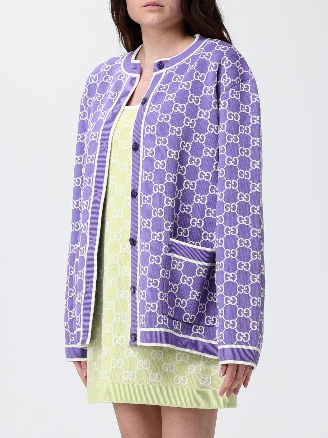 Gucci Sweater Woman Violet GUCCI