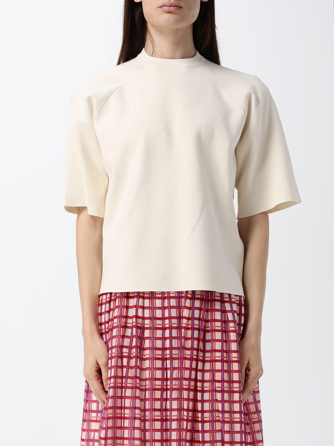Max Mara Studio Sweater Woman White MAX MARA STUDIO