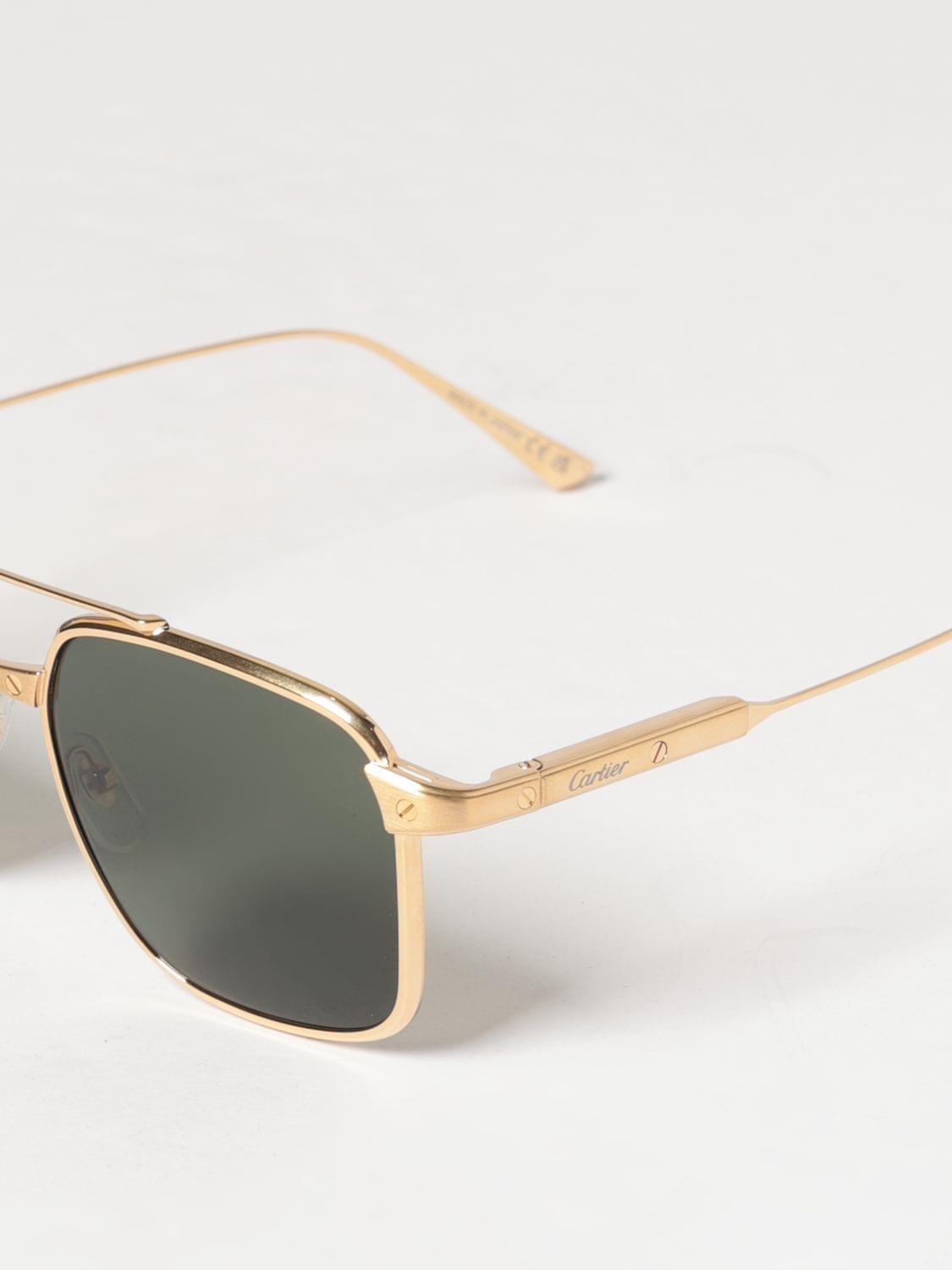 Cartier Sunglasses Men Gold CARTIER