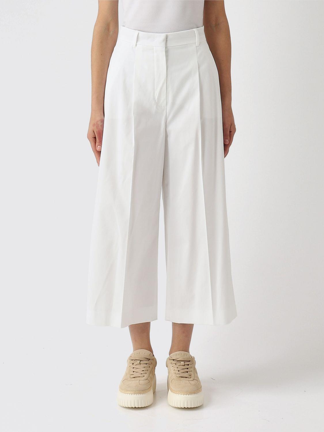 Max Mara Studio Women Max Mara Studio Classic Cotton Trousers MAX MARA STUDIO