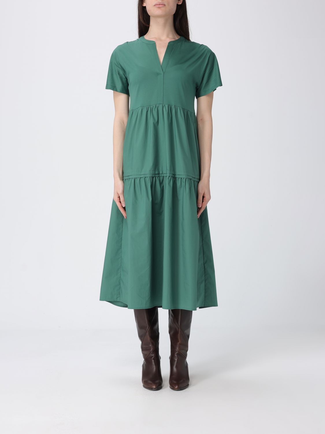 Weekend Max Mara Dress Woman Green WEEKEND MAX MARA