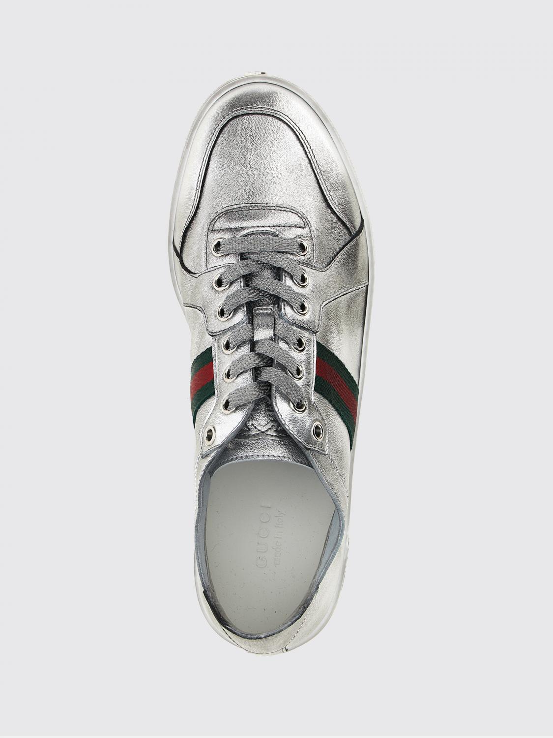 Gucci Sneakers Woman Silver GUCCI