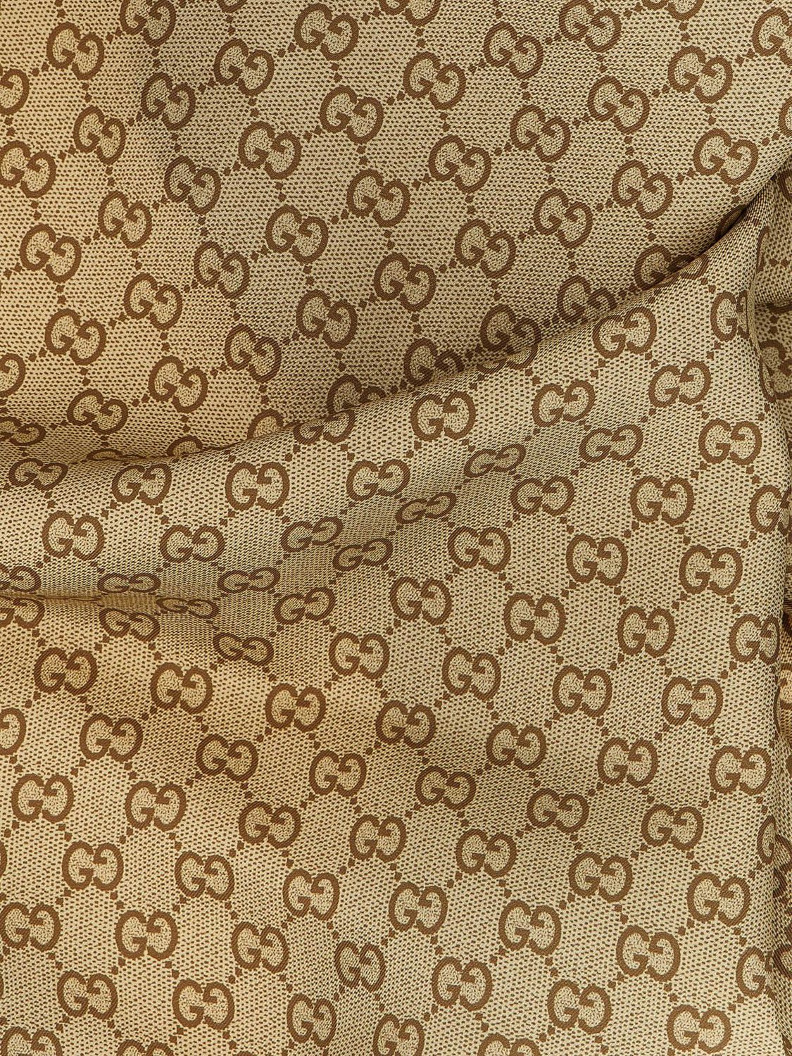 Gucci Neck Scarf Woman Beige GUCCI