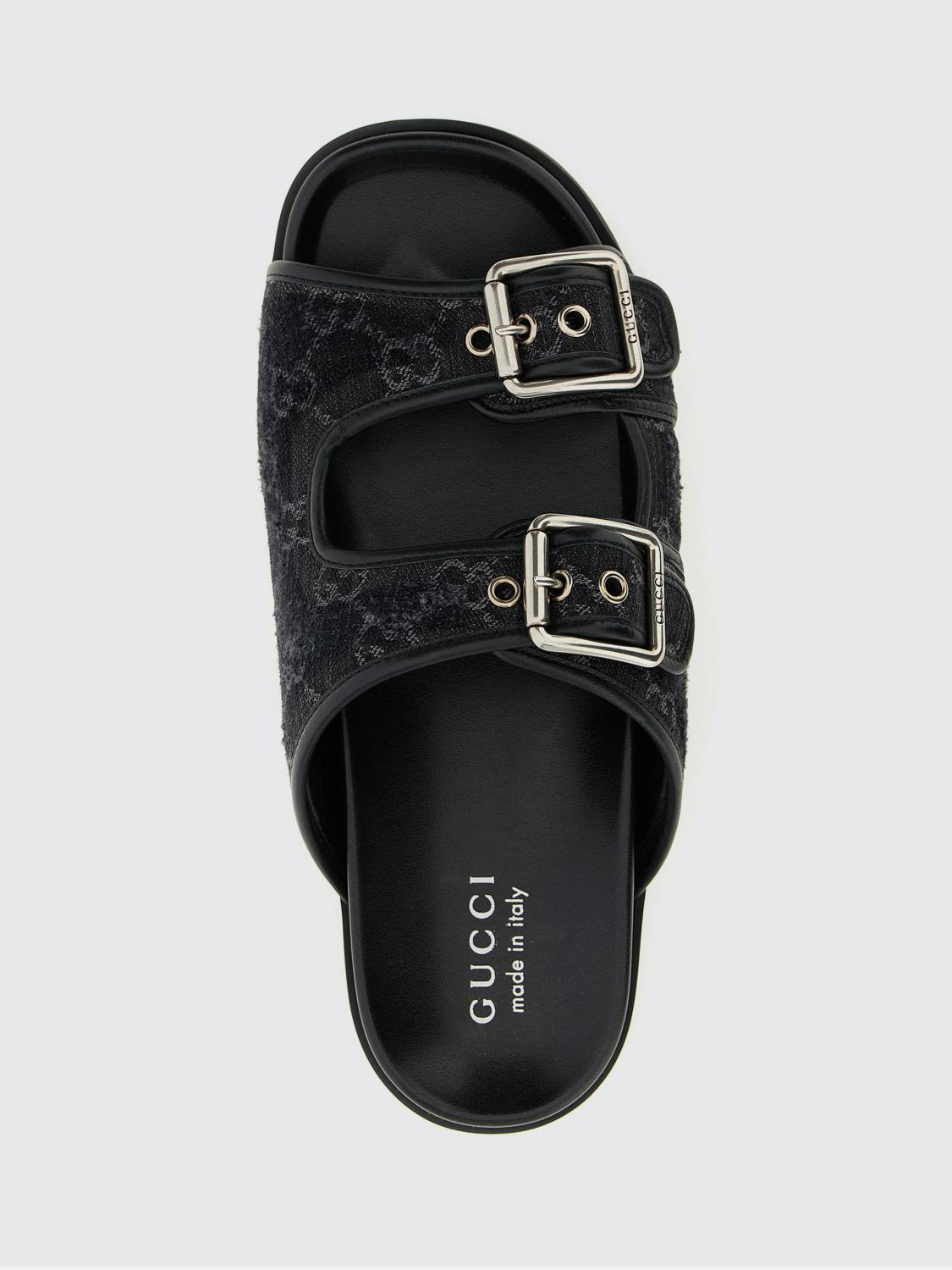 Gucci Sandals Men Black GUCCI
