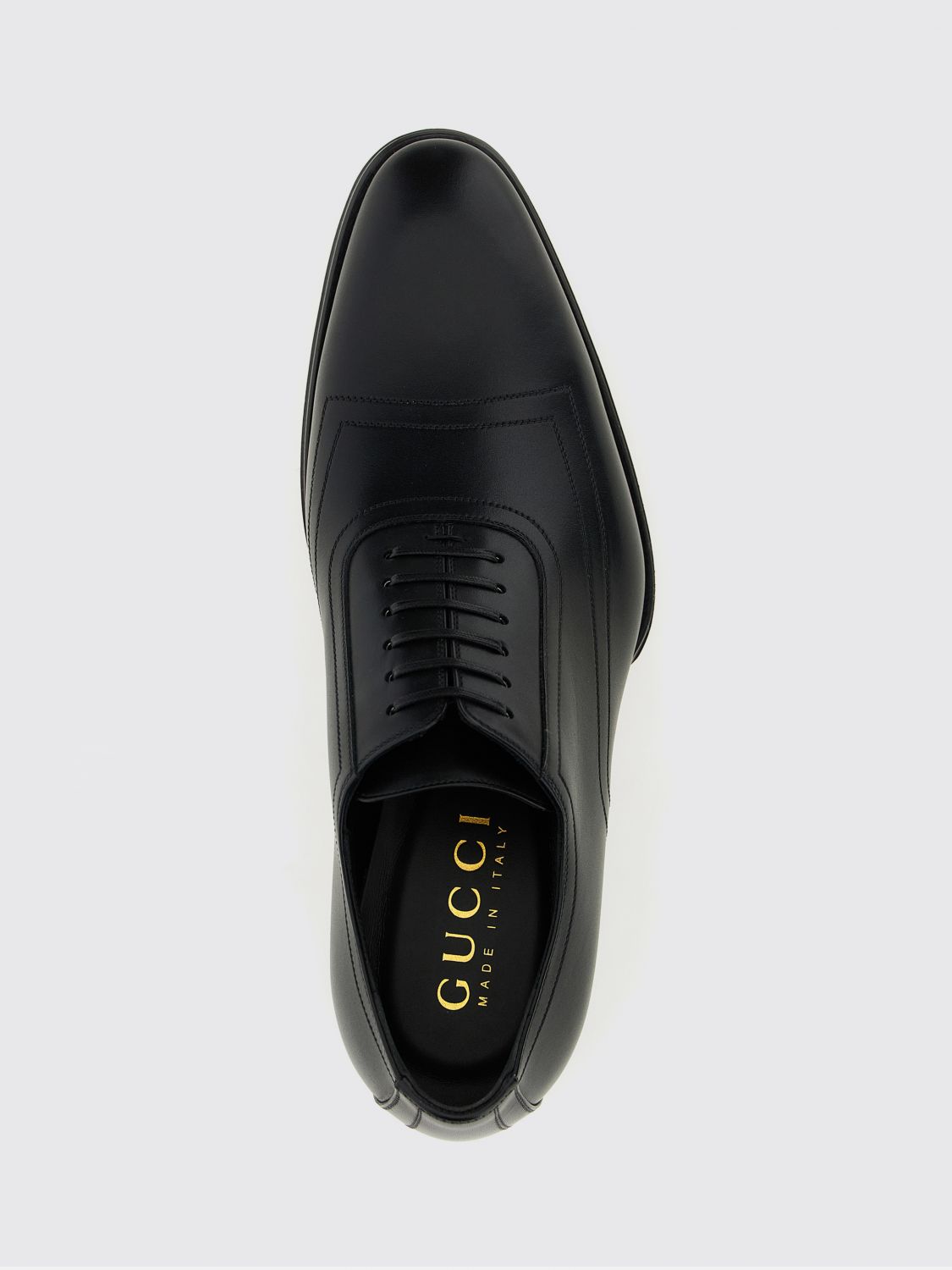 Gucci Brogue Shoes Men Black GUCCI