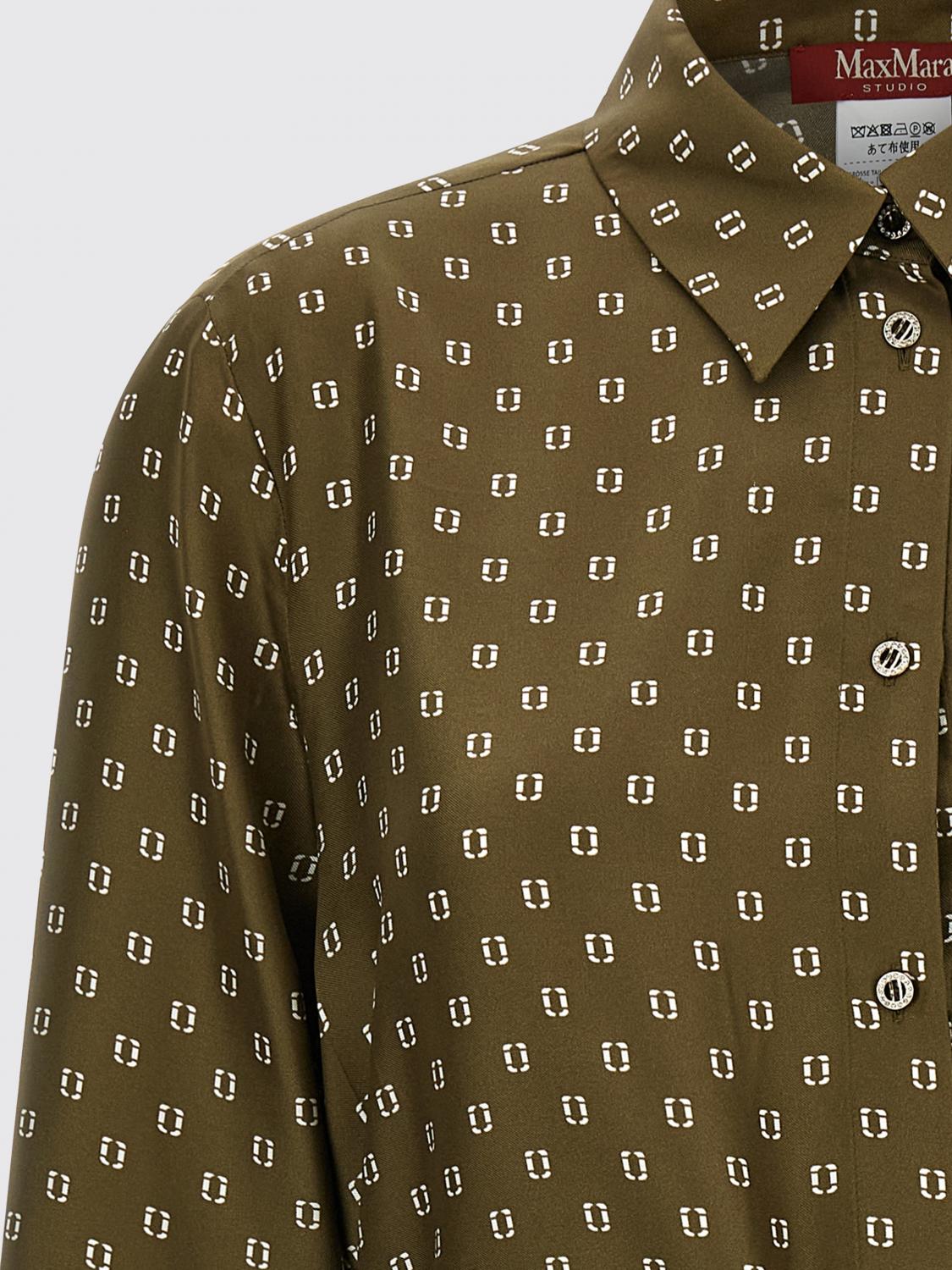 Max Mara Studio Shirt Woman Green MAX MARA STUDIO