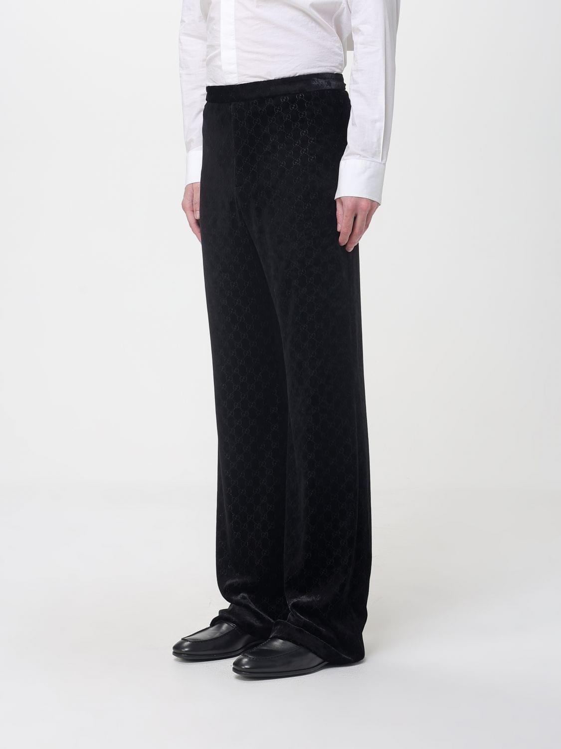 Gucci Pants Men Black GUCCI