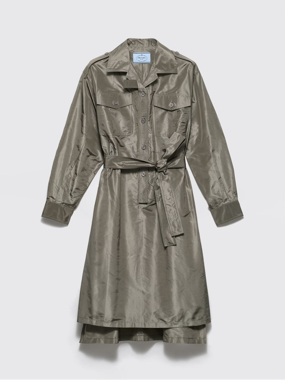 Prada Dress Woman Military PRADA