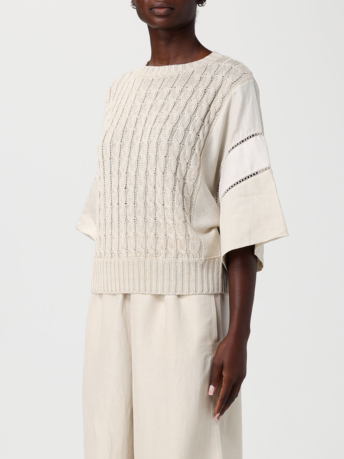 Max Mara Sweater Woman Beige MAX MARA