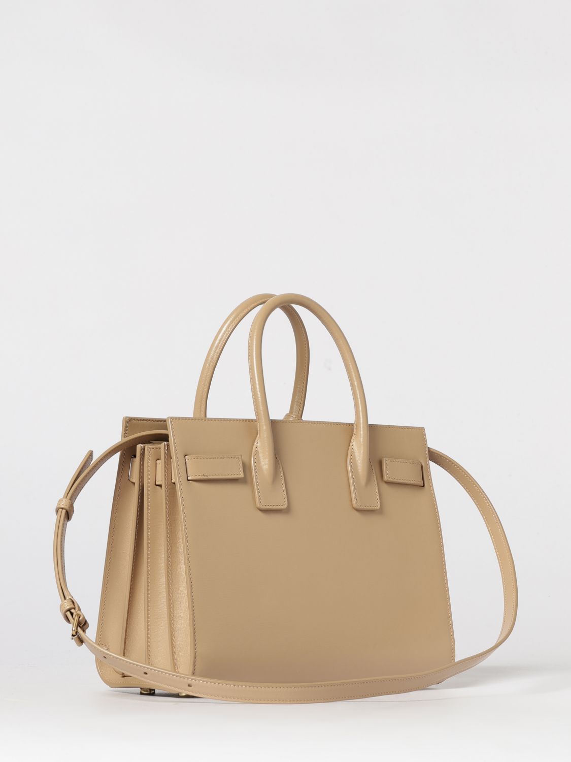 Saint Laurent Handbag Woman Beige SAINT LAURENT