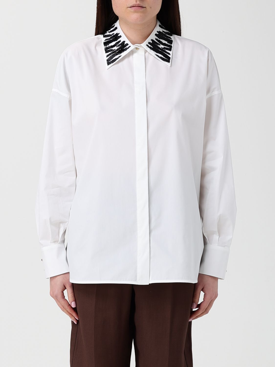 Max Mara Studio Shirt Woman White MAX MARA STUDIO