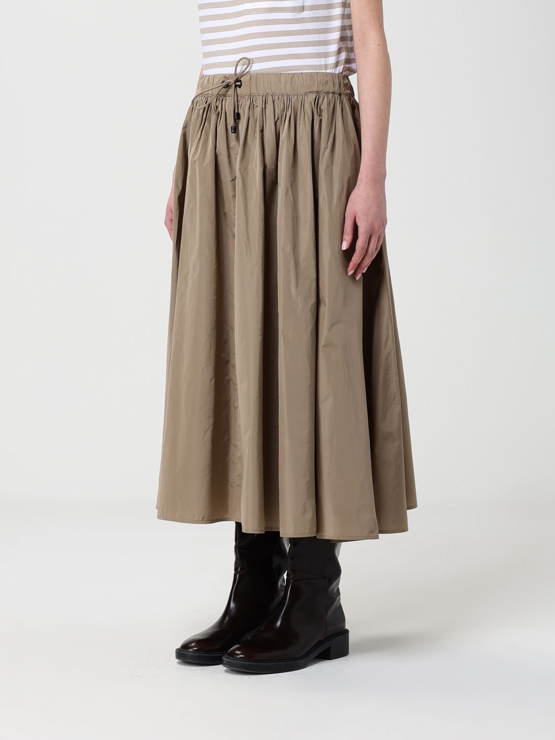 Max Mara Skirt Woman Kaki MAX MARA