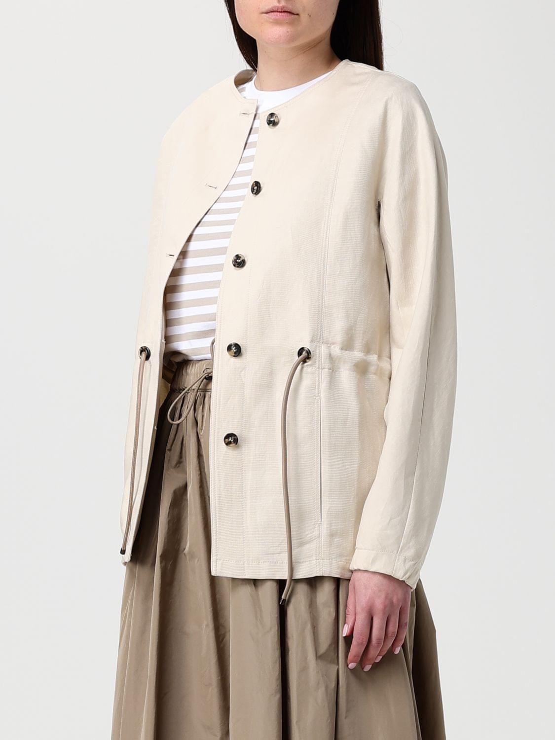 Max Mara Linen And Silk Jacket With Drawstring MAX MARA