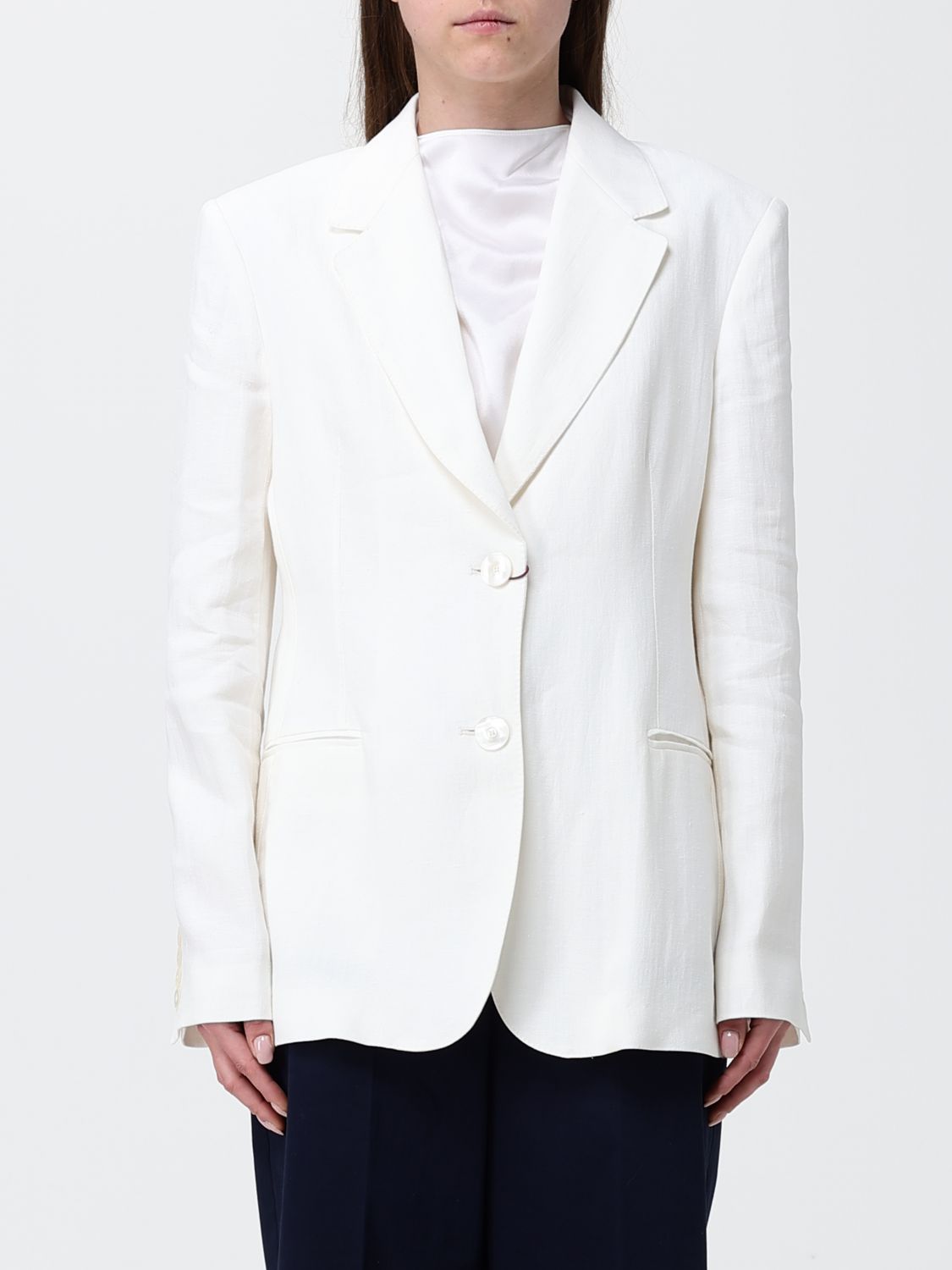 Max Mara Studio Jacket Woman White MAX MARA STUDIO