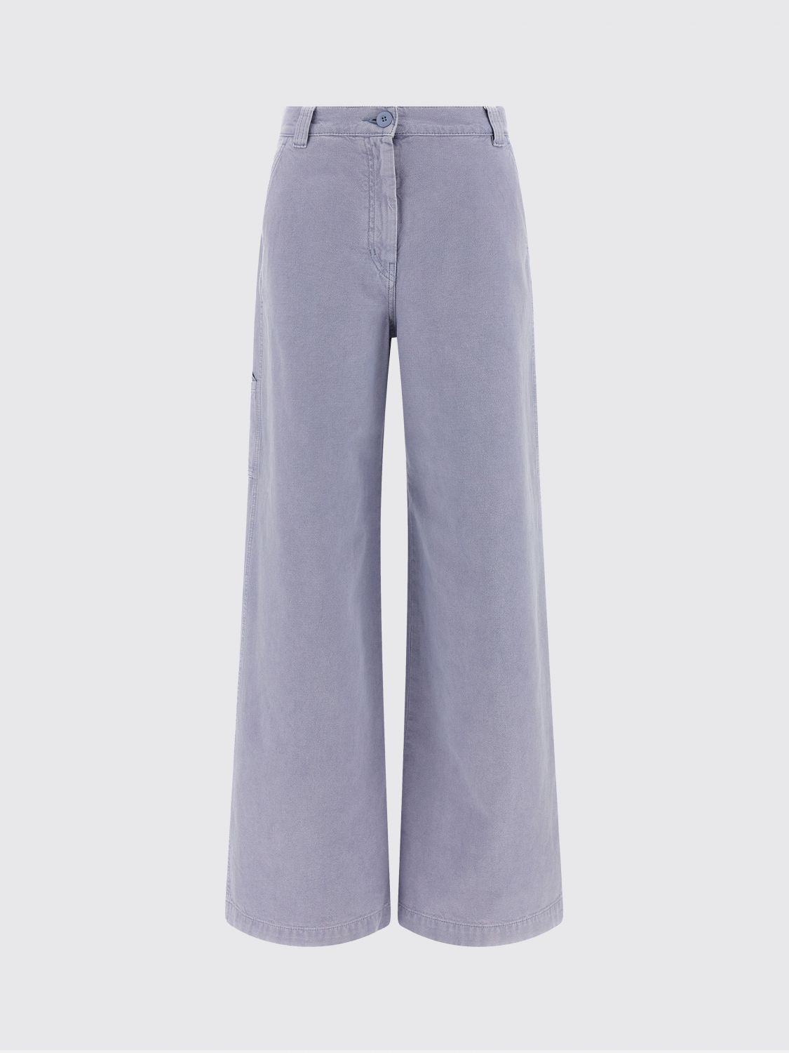 Weekend Max Mara Women Weekend Max Mara Vega Cotton Wide Leg Trousers WEEKEND MAX MARA