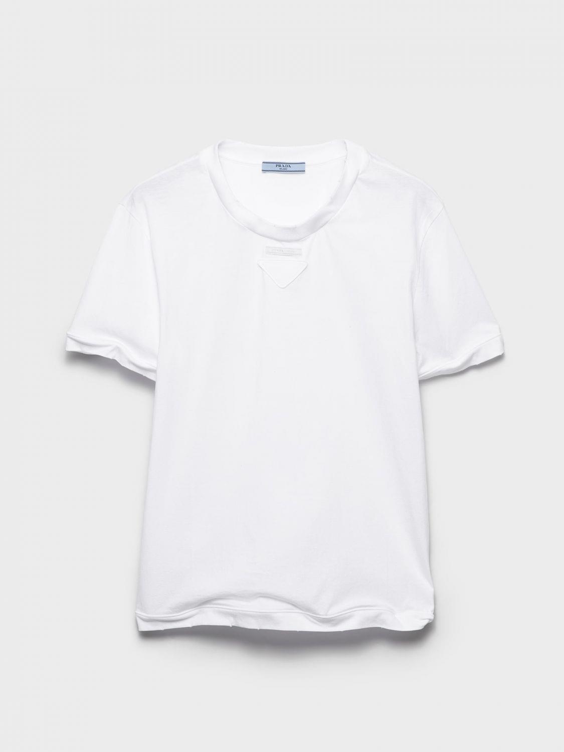 Prada T-Shirt Woman White PRADA