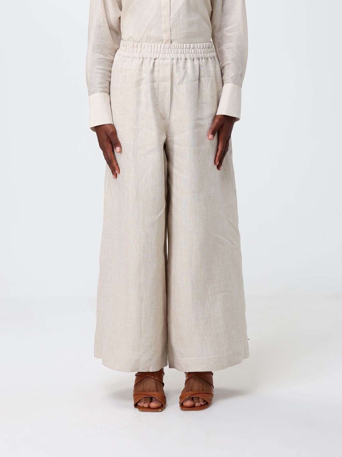 Weekend Max Mara Pants Woman Beige WEEKEND MAX MARA