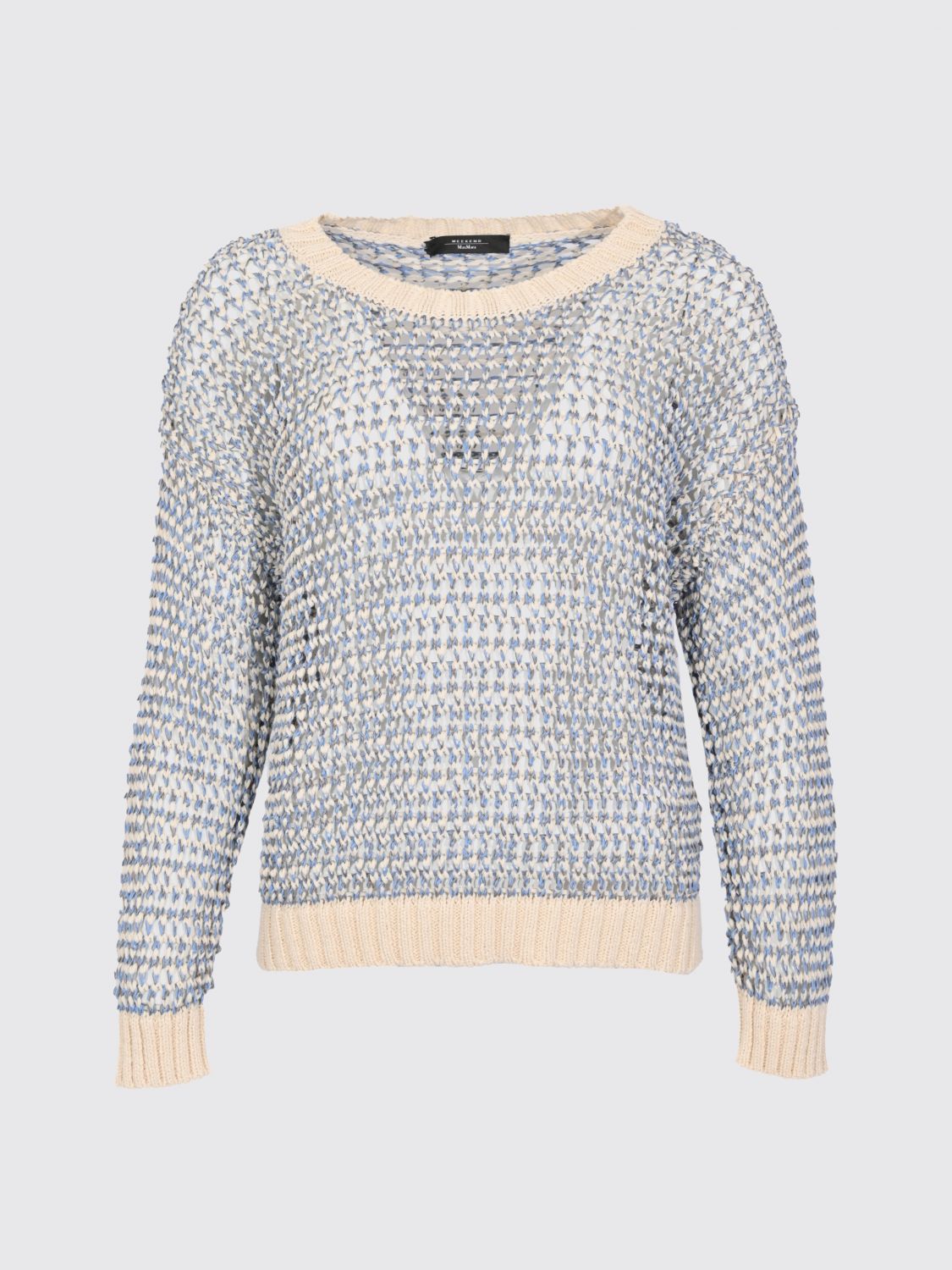 Weekend Max Mara Men Linen And Cotton Crewneck Pullover By Weekend Max Mara WEEKEND MAX MARA