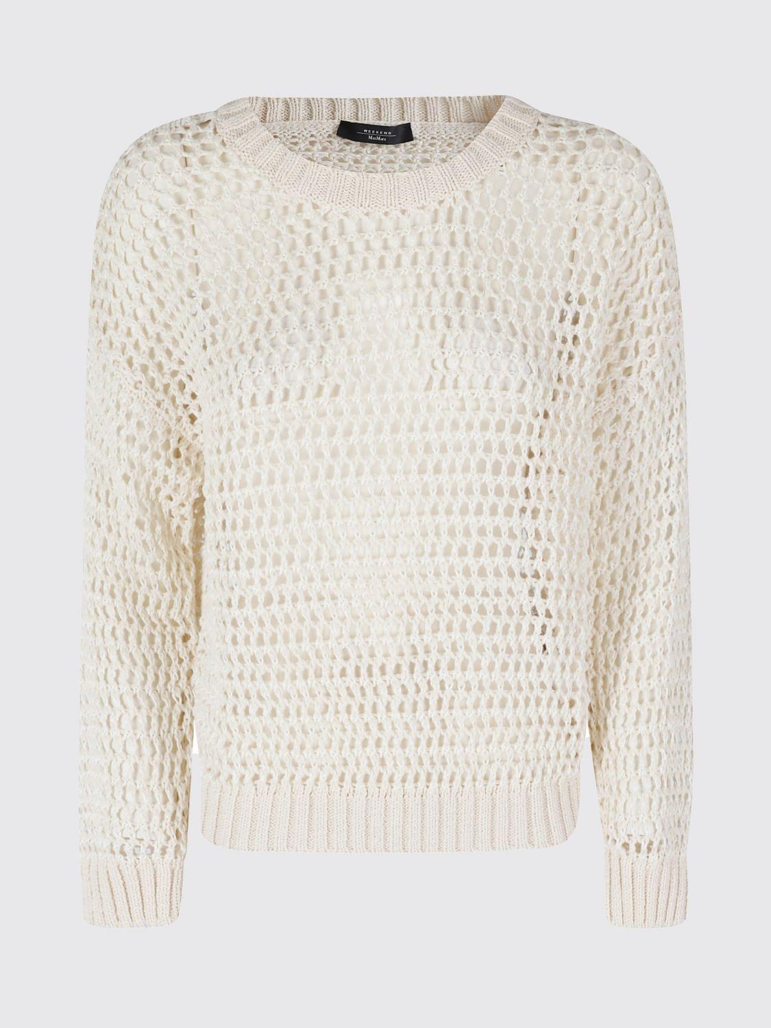 Weekend Max Mara Men Linen And Cotton Crewneck Pullover By Weekend Max Mara WEEKEND MAX MARA