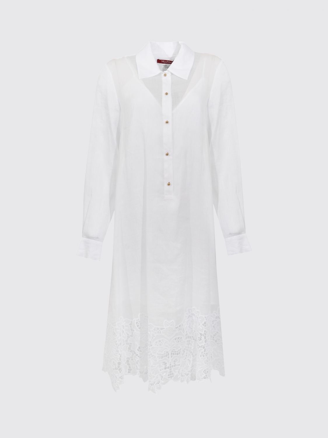 Max Mara Studio Dress Woman White MAX MARA STUDIO