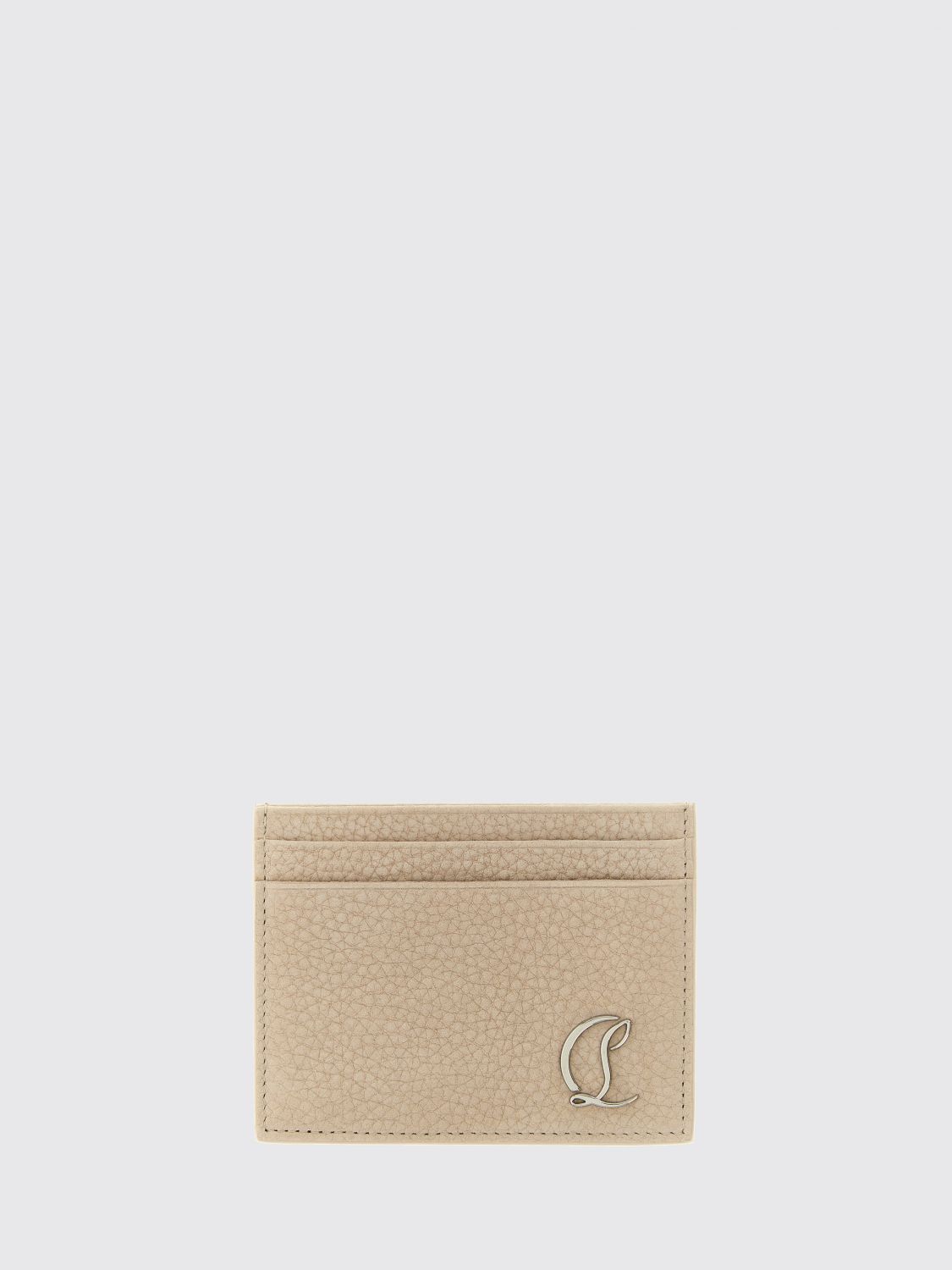 Christian Louboutin Wallet Men Beige CHRISTIAN LOUBOUTIN