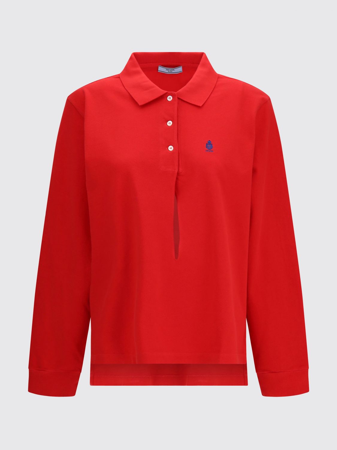 Prada Polo Shirt Woman Red PRADA