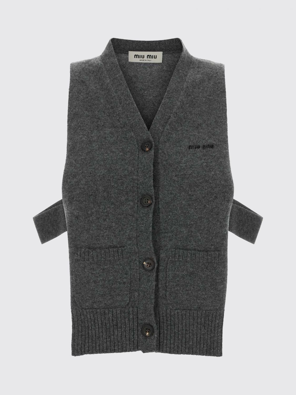 Miu Miu Women Miu Miu Cashmere Cardigan Vest MIU MIU