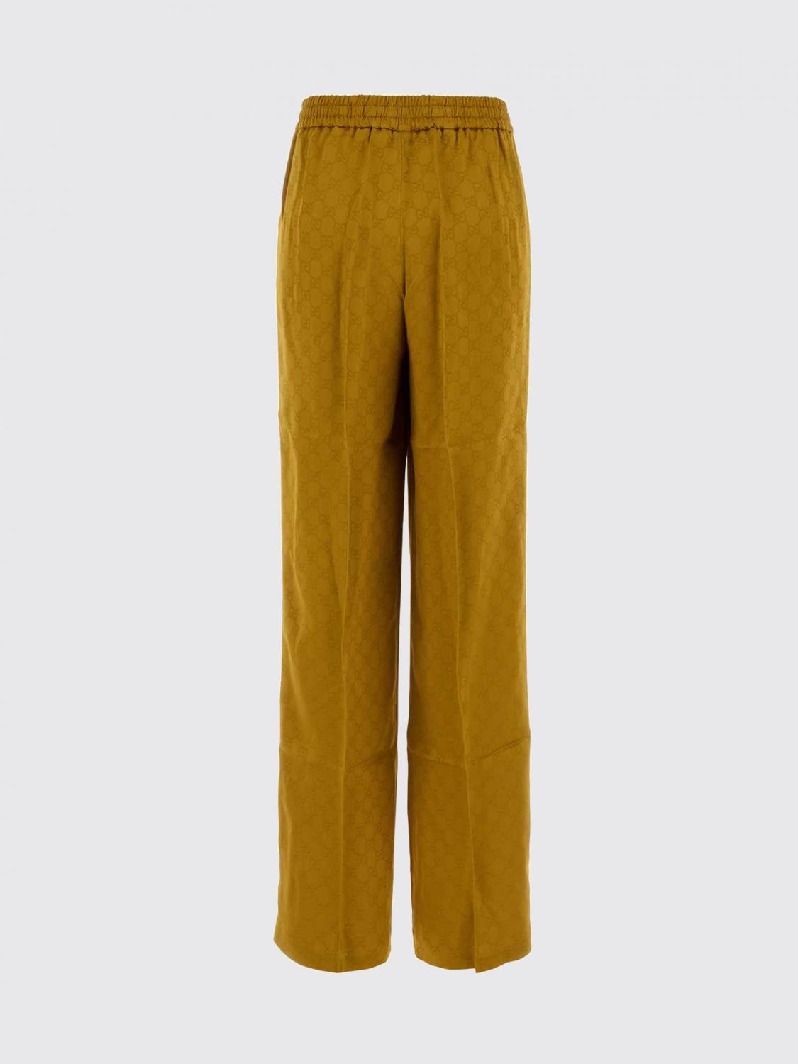 Gucci Pants Woman Beige GUCCI