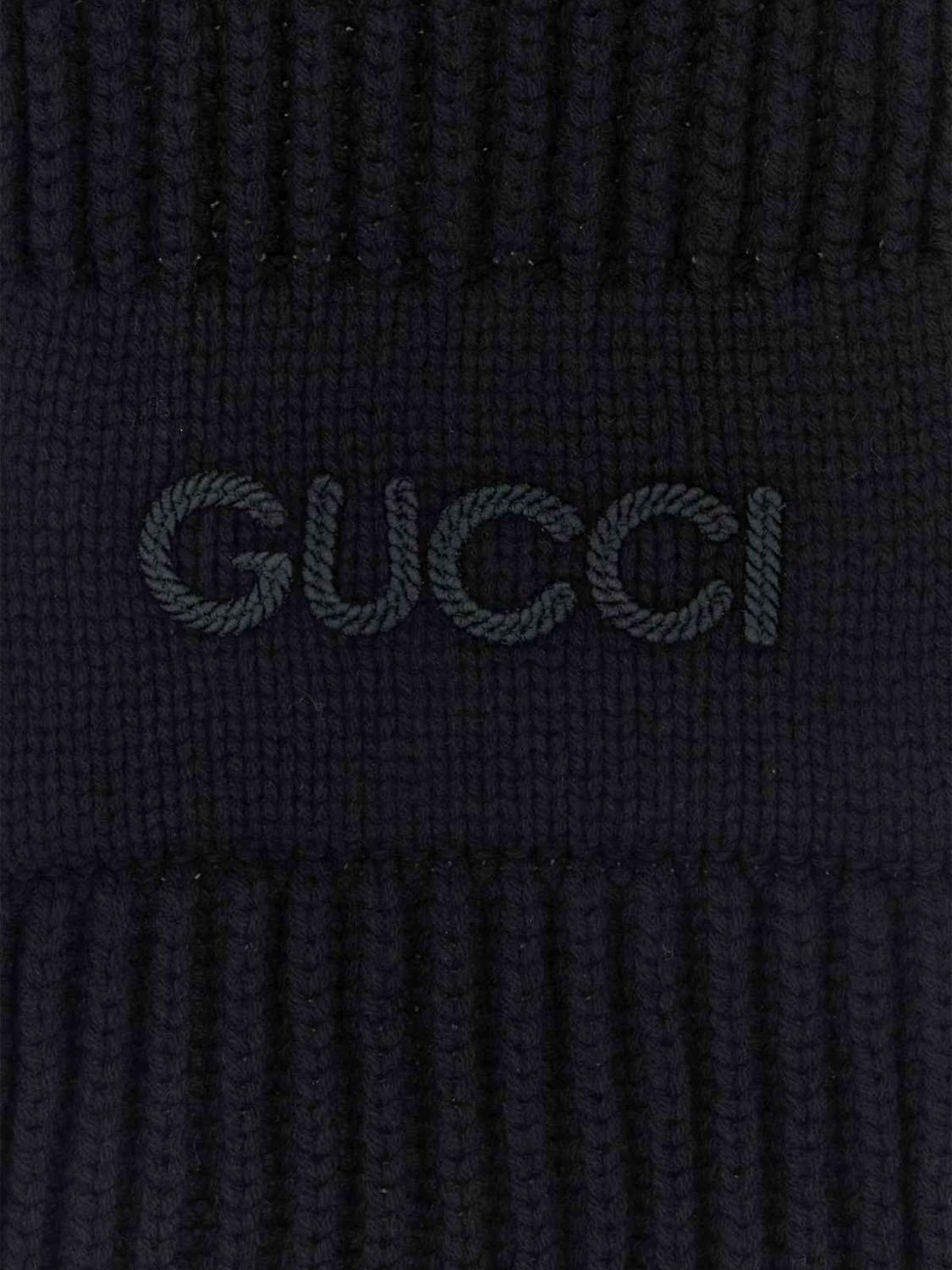 Gucci Scarf Woman Black GUCCI