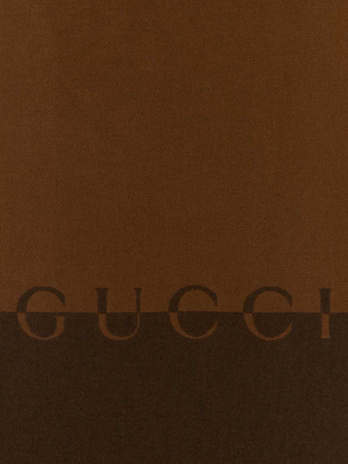 Gucci Scarf Woman Brown GUCCI