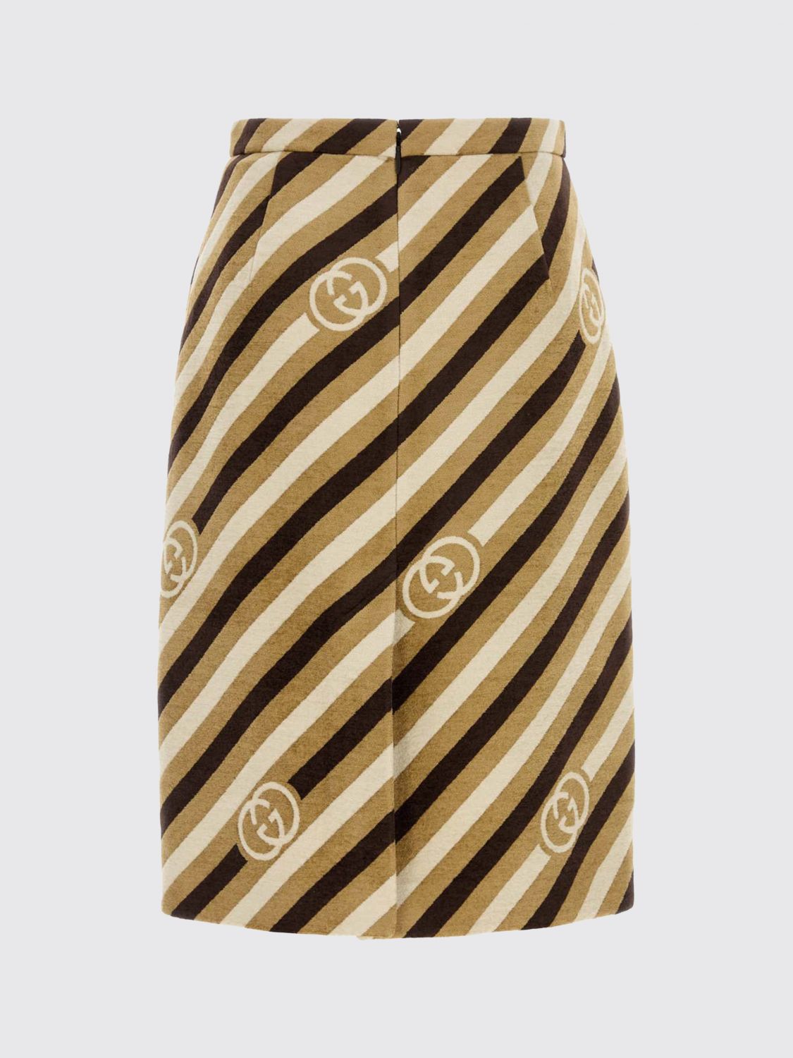 Gucci Skirt Woman Brown GUCCI