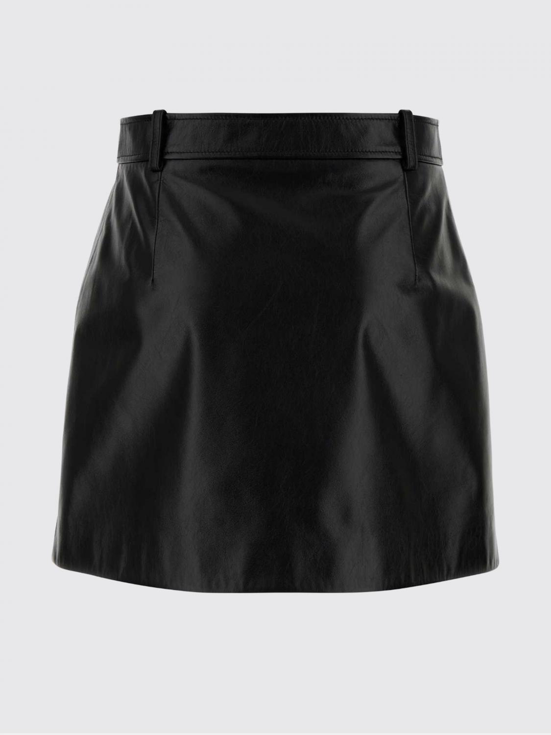 Calfskin Leather Mini Skirt Gucci GUCCI