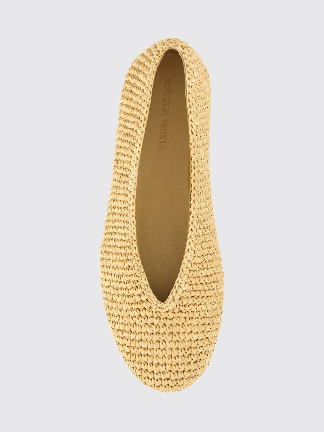 Bottega Veneta Ballet Flat Woman Natural BOTTEGA VENETA