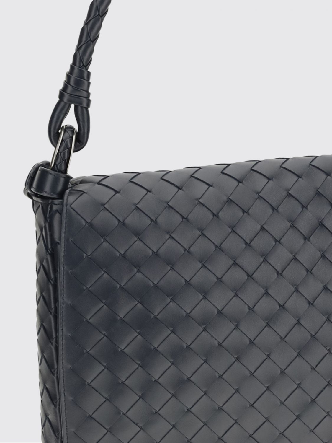 Bottega Veneta Shoulder Bag Men Blue BOTTEGA VENETA