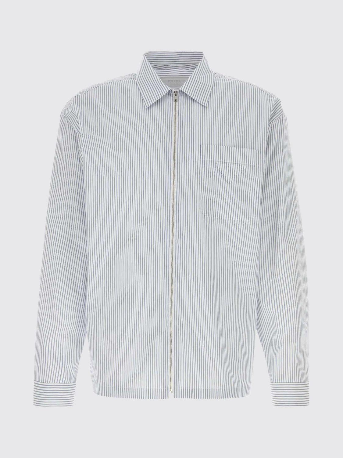 Prada Shirt Men Blue PRADA