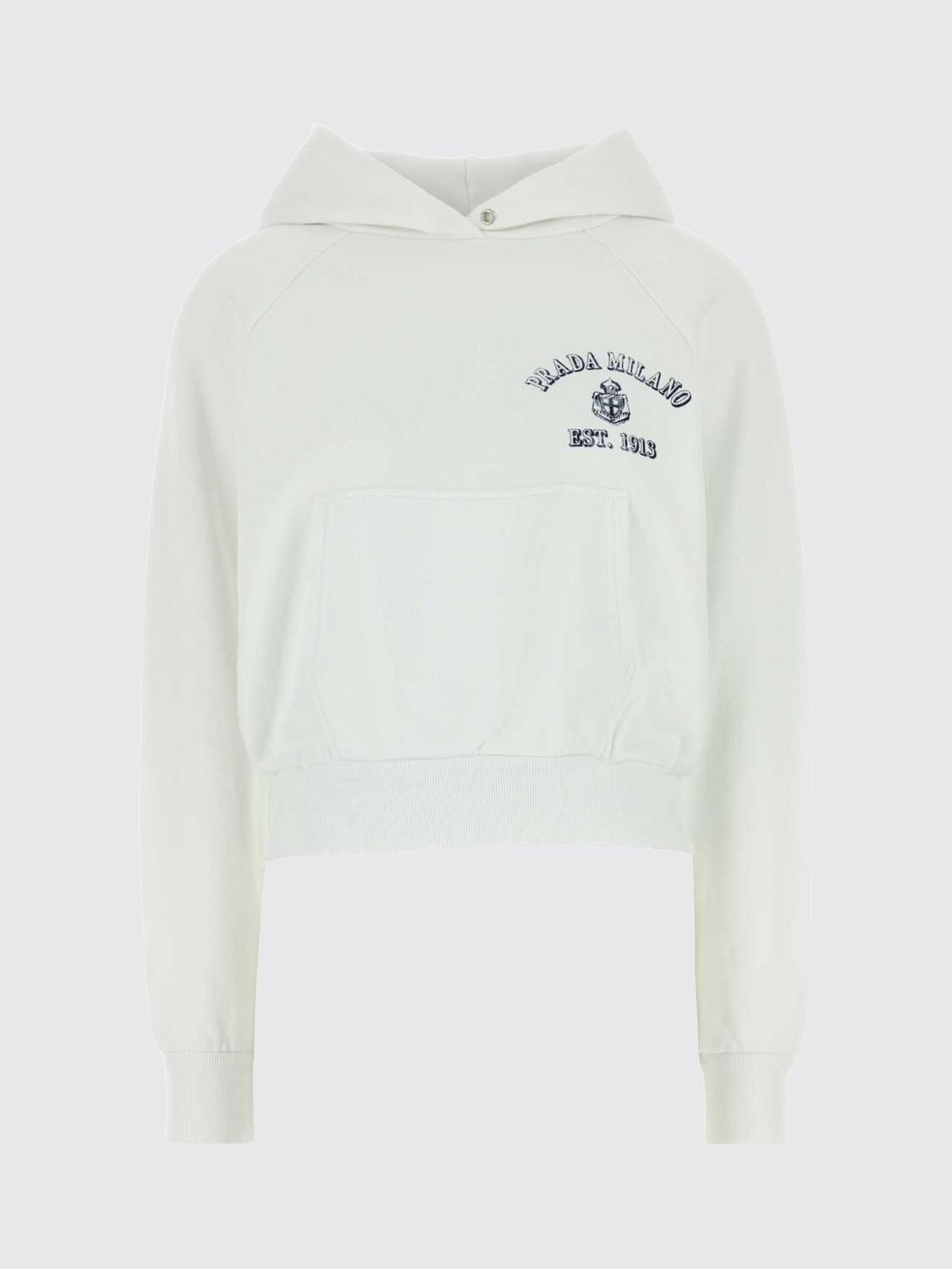 Prada Sweatshirt Woman White PRADA
