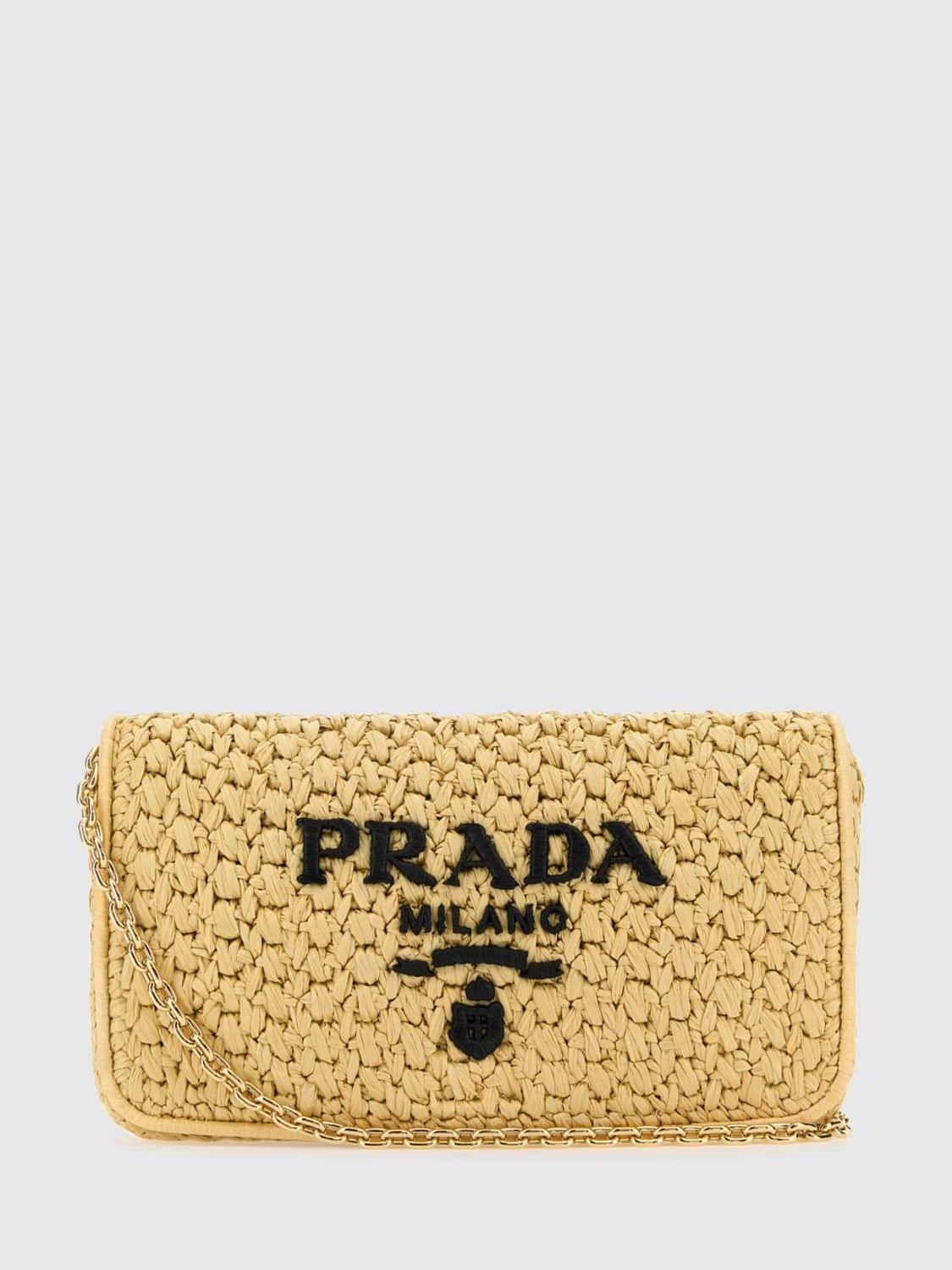 Prada Crossbody Bag Woman Natural PRADA