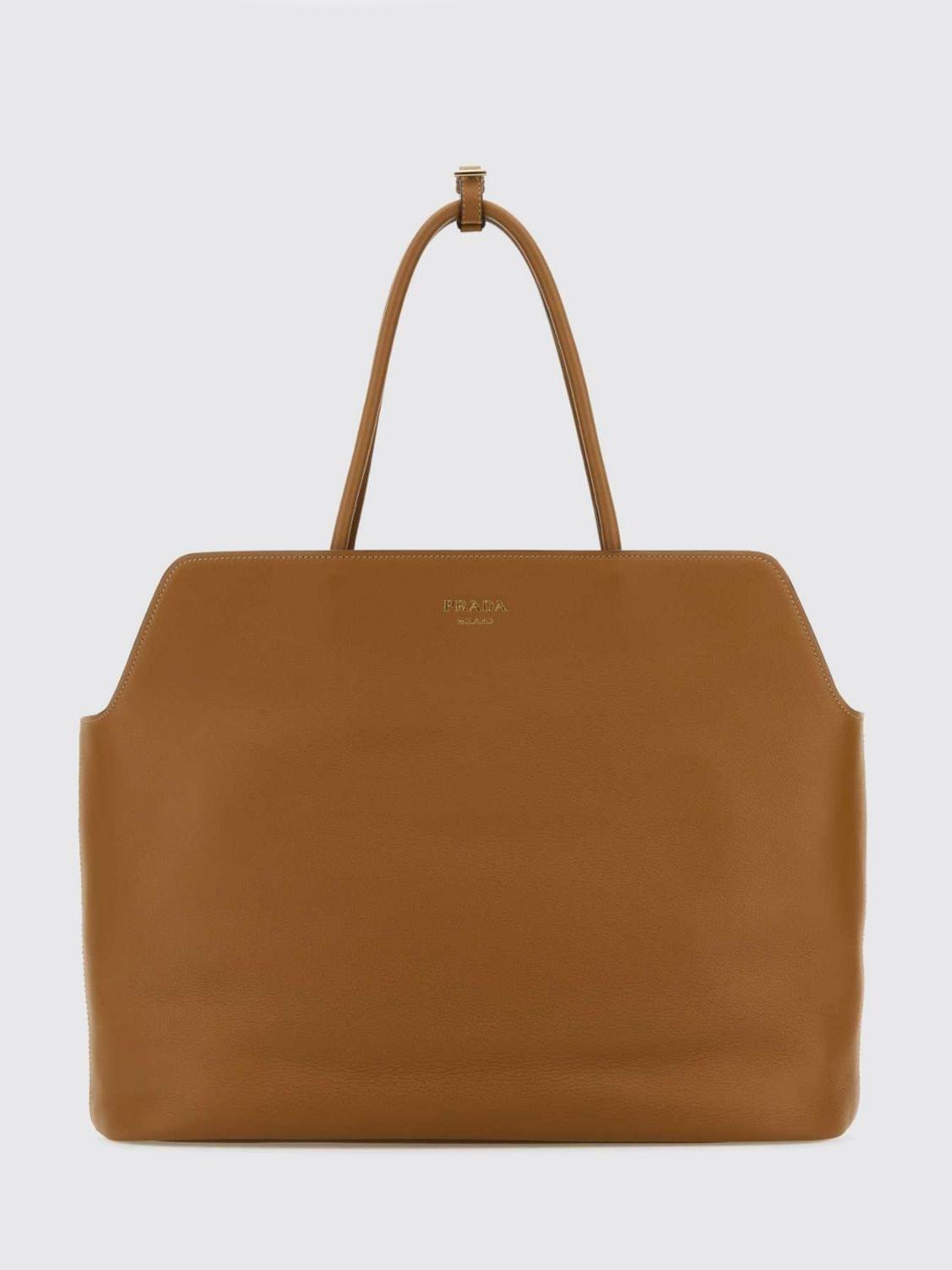 Prada Tote Bag Woman Brown PRADA