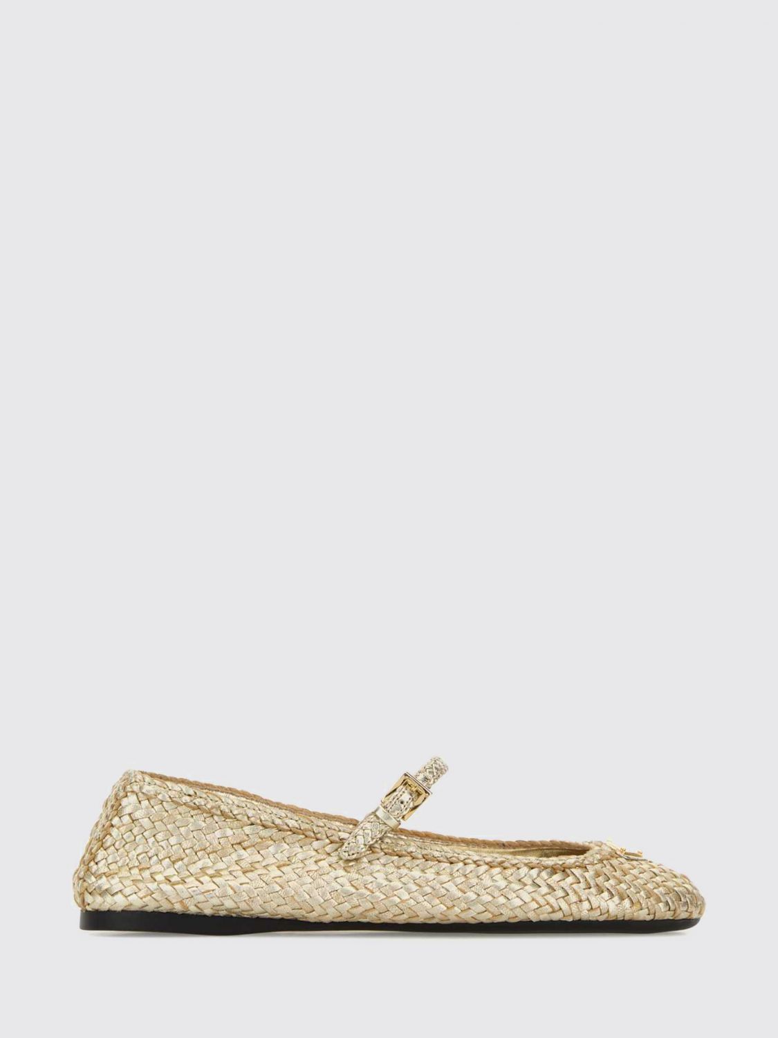 Prada Ballet Flat Woman Silver PRADA