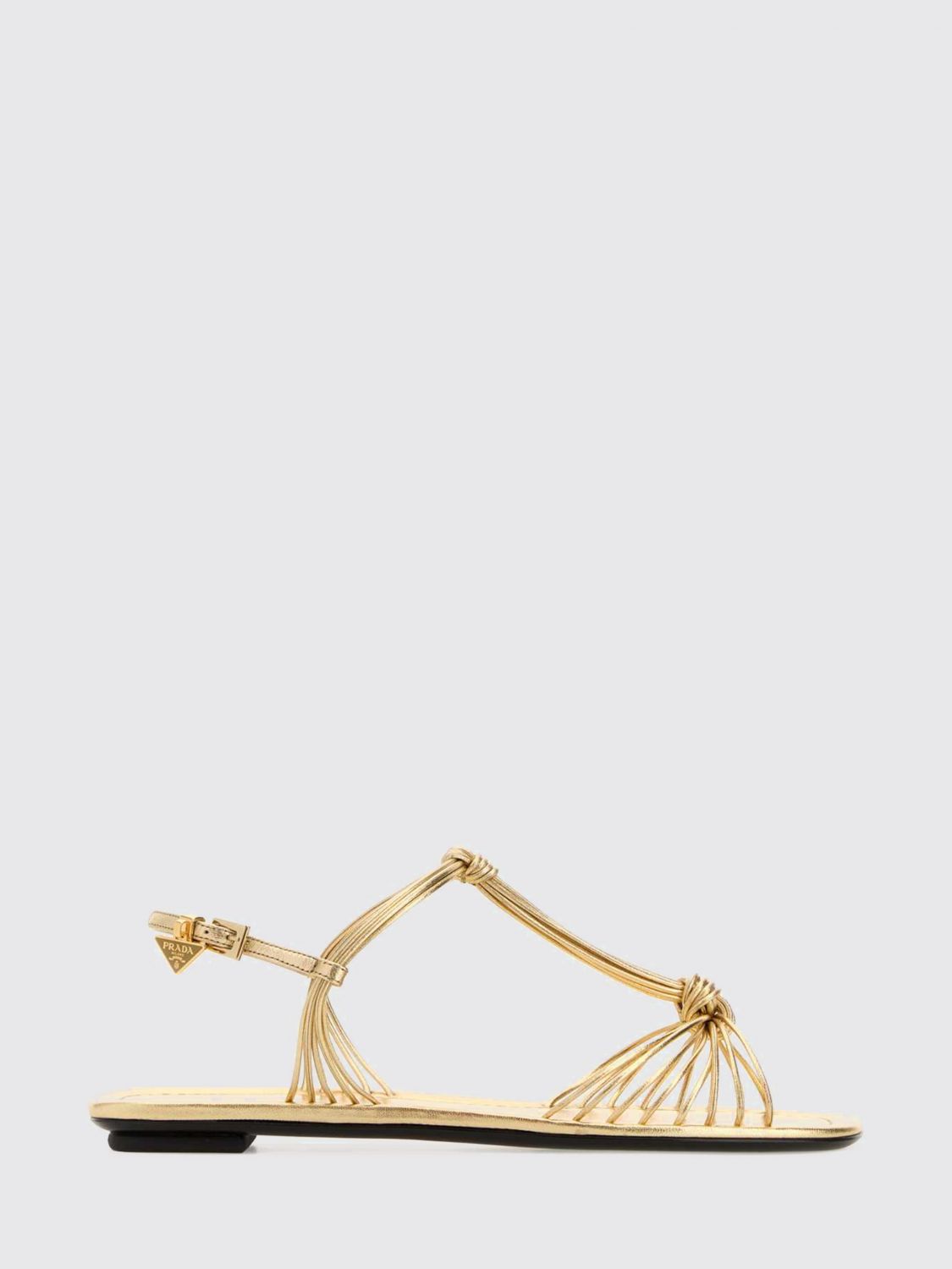 Prada Heeled Sandal Woman Platinum PRADA