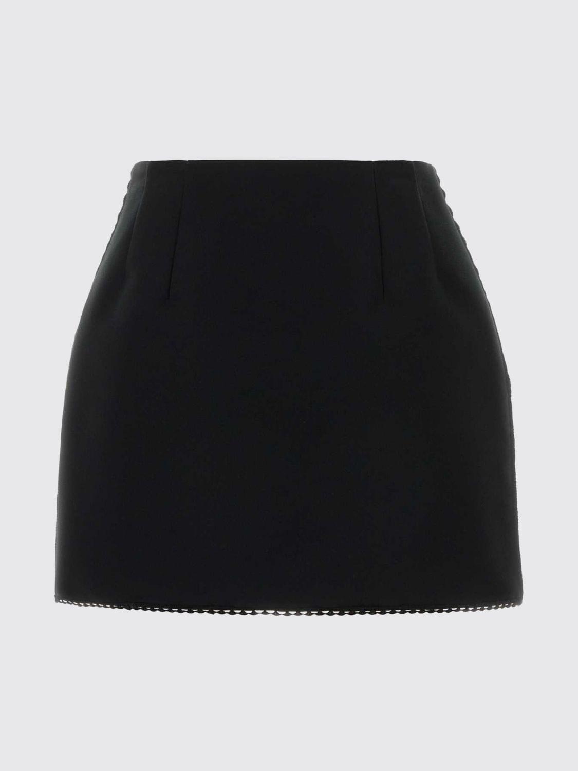 Prada Skirt Woman Black PRADA