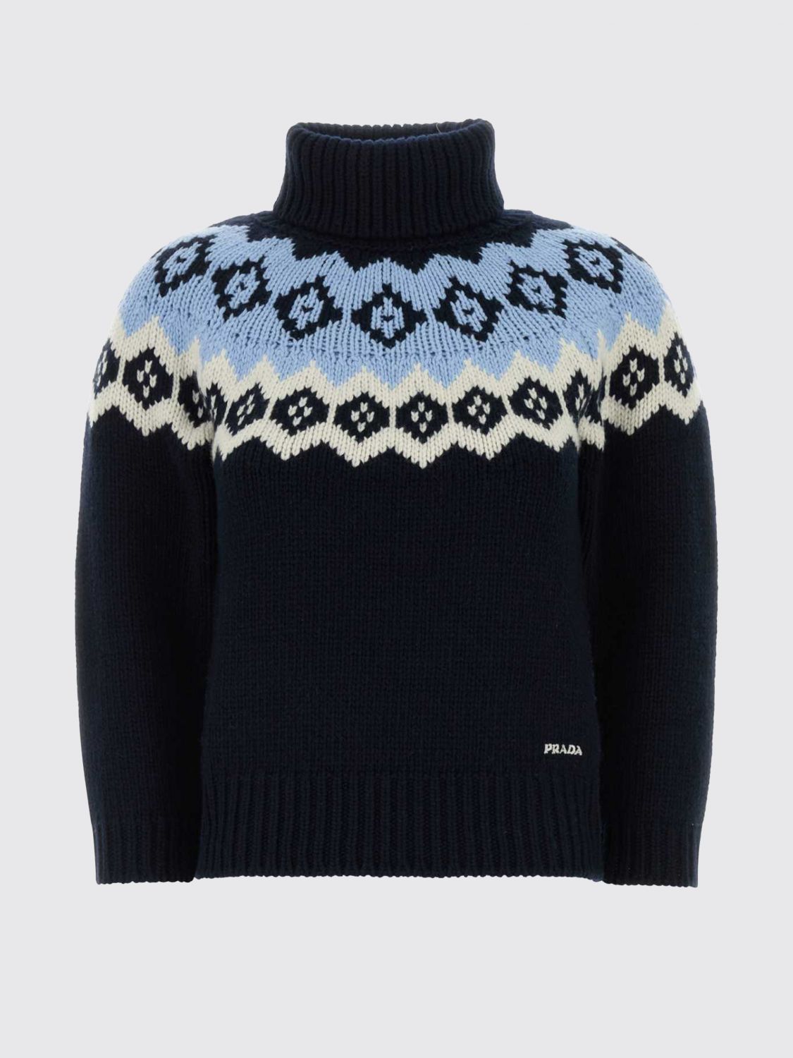 Prada Sweater Woman Blue PRADA