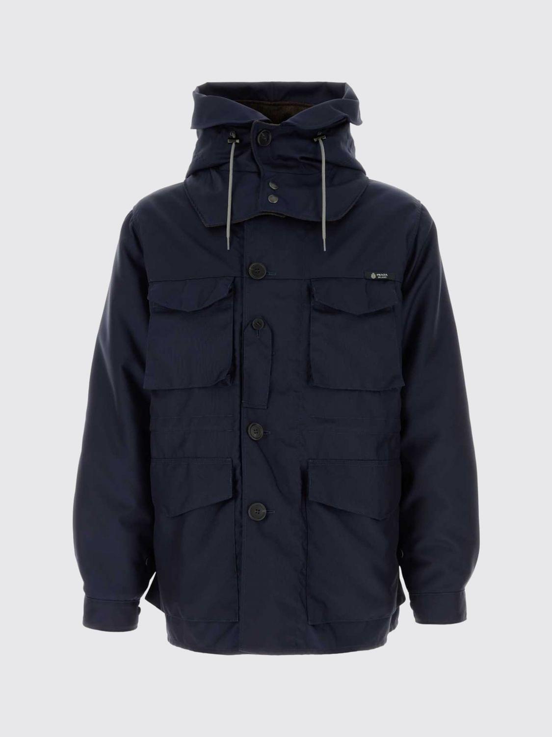 Prada Jacket Men Blue PRADA