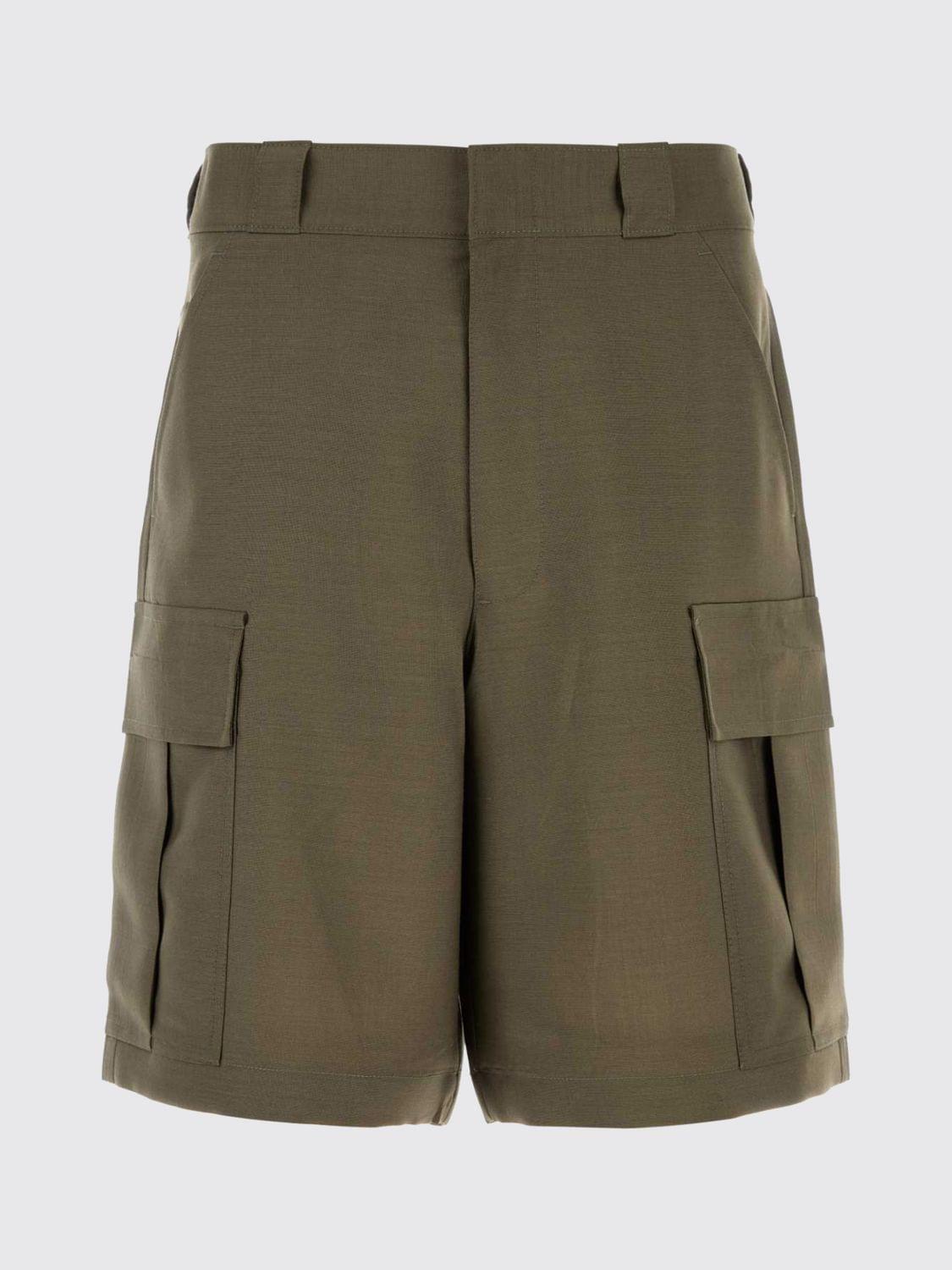 Prada Shorts Men Military PRADA