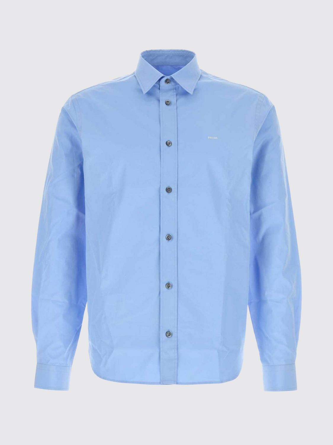 Prada Shirt Men Sky Blue PRADA