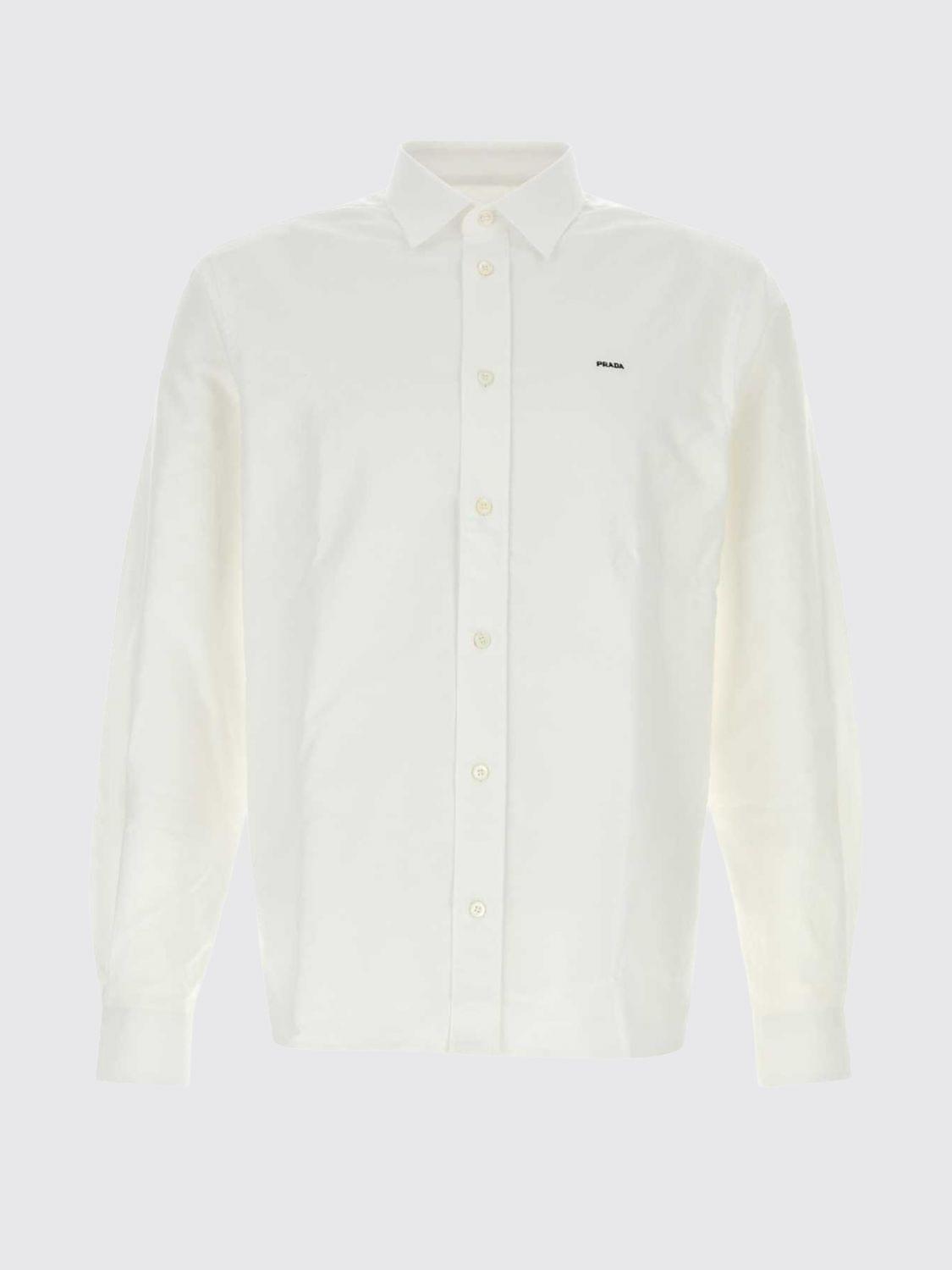 Prada Shirt Men White PRADA