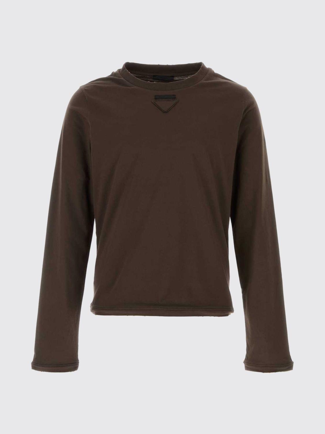 Cotton T-Shirt With Logo Prada PRADA